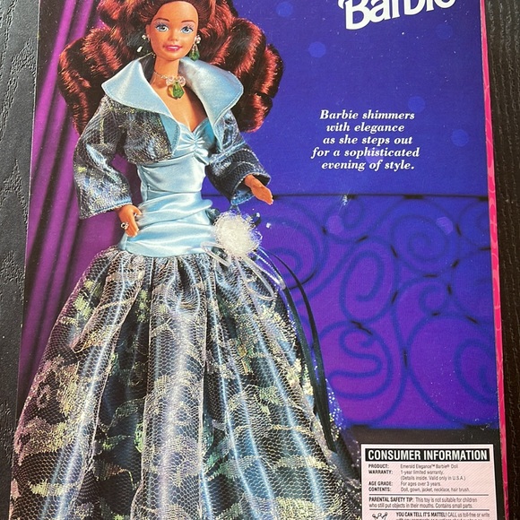 NRFB Toys R Us Emerald Elegance Barbie Doll. - Picture 7 of 14